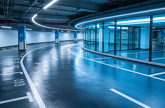 停車場洗地機(jī)應(yīng)用場景