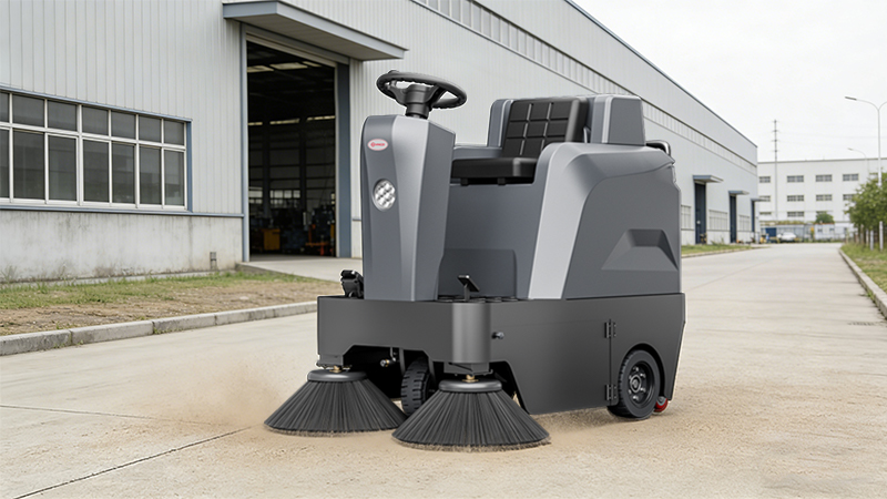科技賦能廠(chǎng)區(qū)，湖北恒泰電線(xiàn)電纜有限公司引入揚(yáng)子YZ-S4駕駛式掃地機(jī)