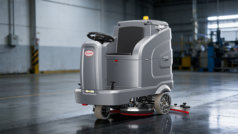 商場(chǎng)后勤倉庫地面清潔難題怎么破？揚(yáng)子工業(yè)洗地機(jī)選型全解析
